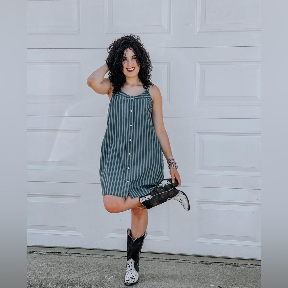 Wrangler denim striped dress